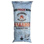 Sac de 10 kg cu cărbuni grătar Marabu Cuba, 100% naturali, ambalaj gri cu inscripții roșii, ideal pentru BBQ profesional și HoReCa