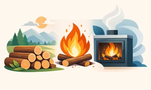 Lemne de foc bune pentru căldură și ardere curată